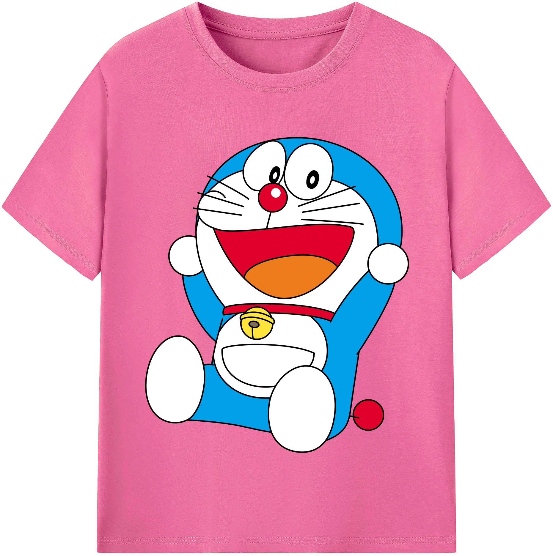 （画像用） ドラえもん Doraemon レディースカジュアルプリントTシャツ（綿100％）